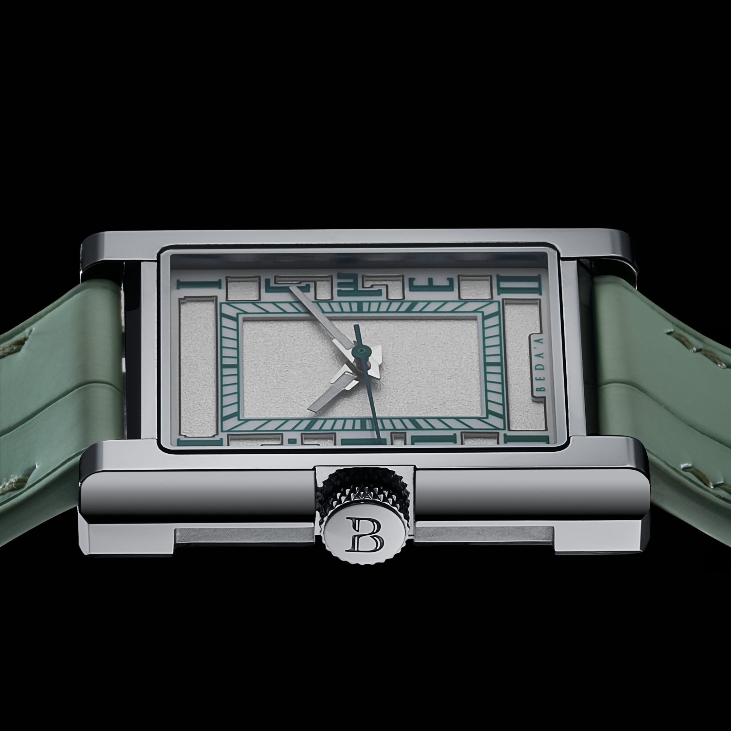 Fortress Alligator Leather Strap - Mint - Image 4