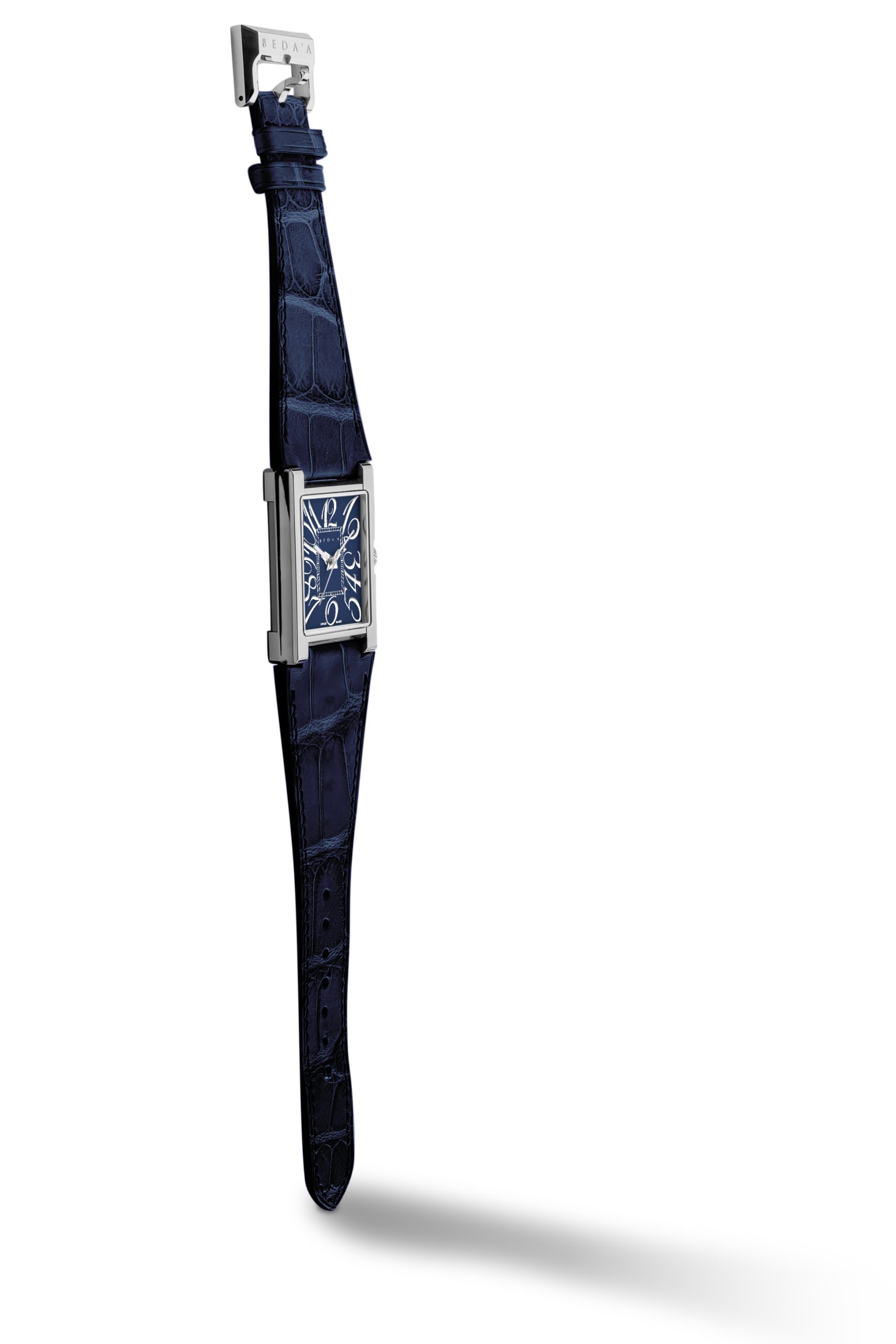 Fortress Alligator Notched Strap - Navy Blue - Image 3